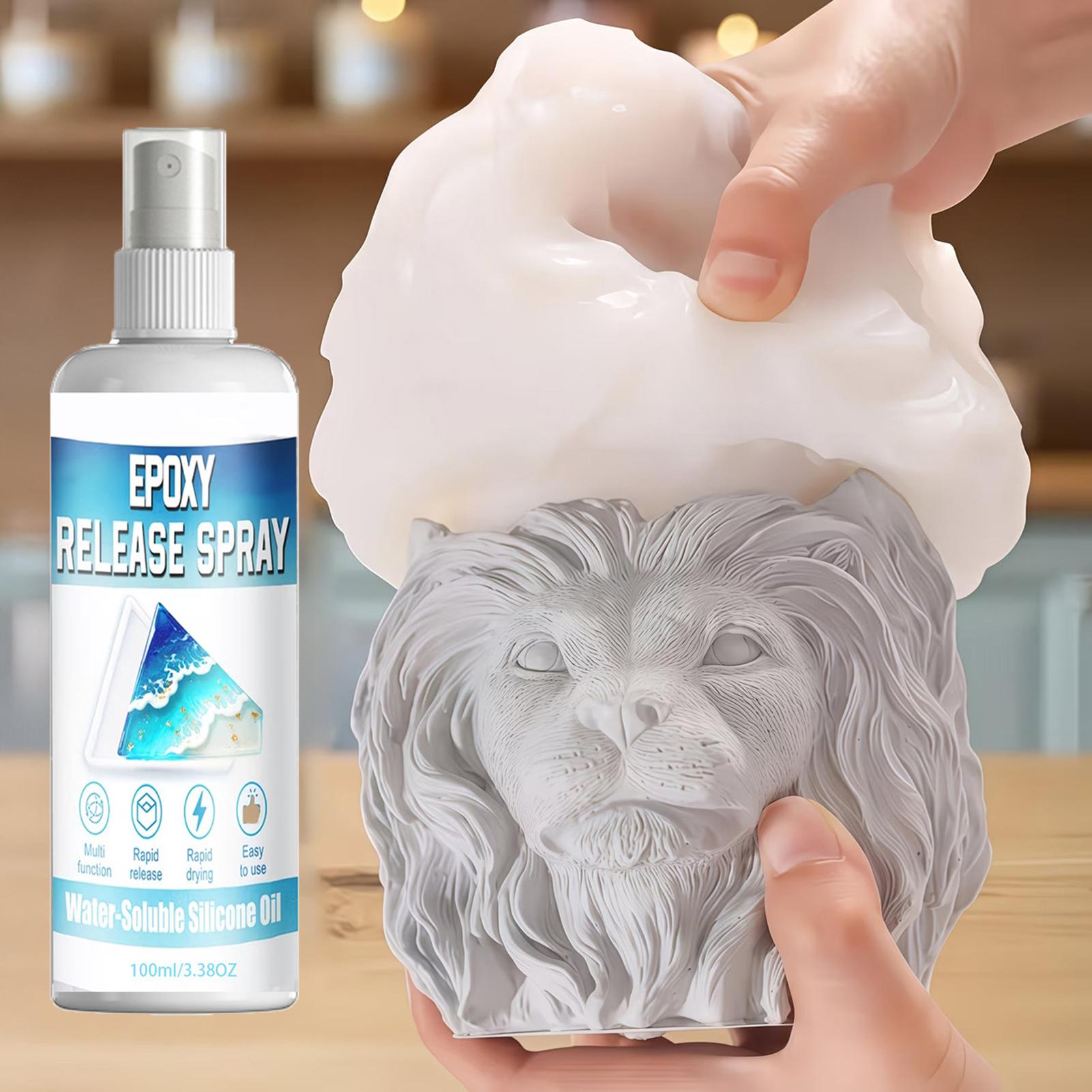 Natural Making Soap - シリコンリリーススプレー エポキシリリーススプレー 強力な型抜きスプレー 速乾性 ノンスティックリリーススプレー 型の寿命を延ばす
