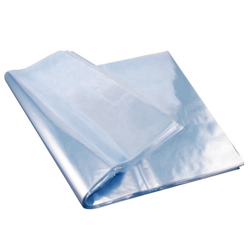 Shrink Wrap Pvc - A84E-100個入り PVC防水ヒートシュリンクフィルムバッグ ブロワーヒートシール フラットマウス ラップシールバッグ 透明プラスチック食品保存袋