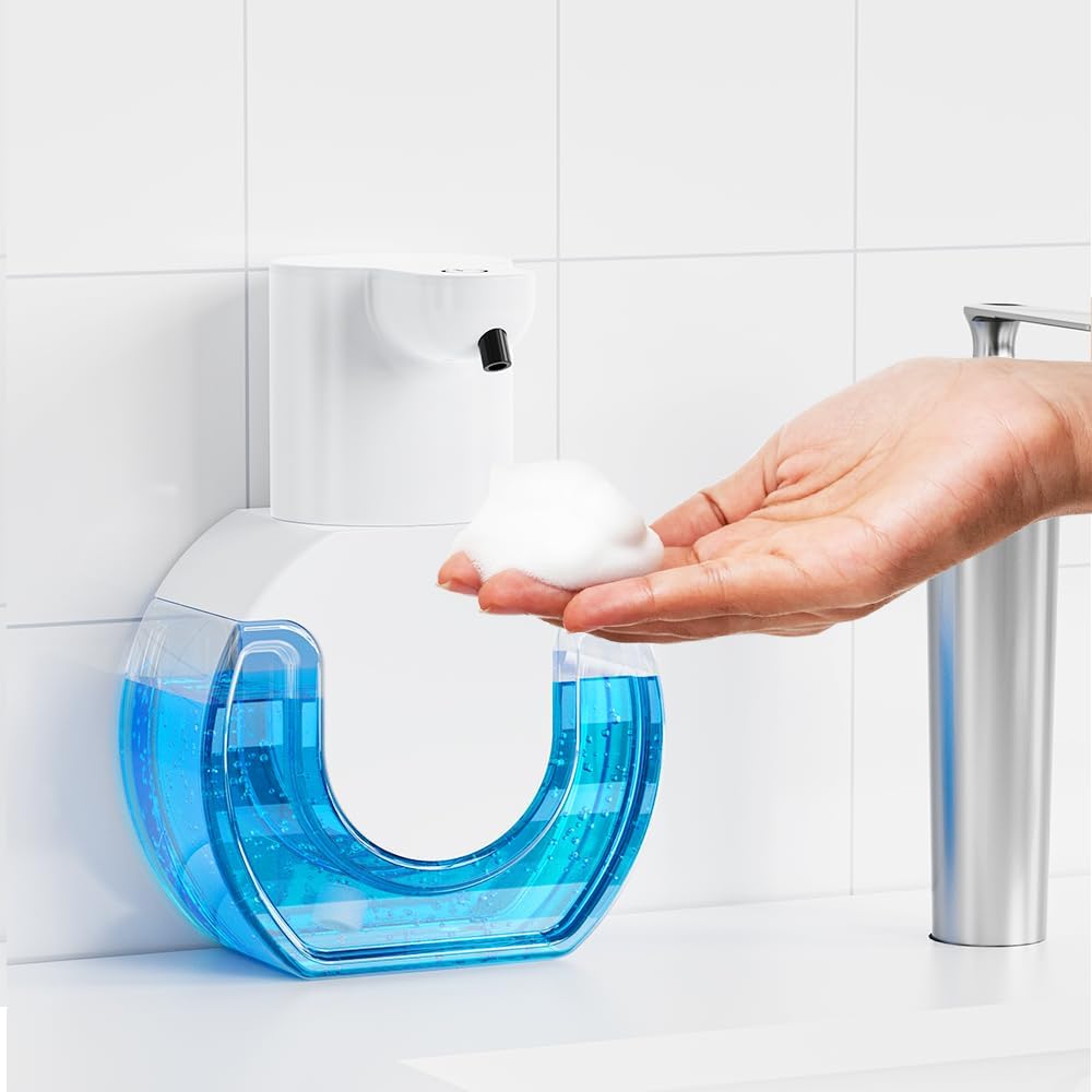 Soap Making Machine - 420ML 大容量タッチレスデスクトップまたは壁掛け式 IPX5 防水スマート赤外線自動感知フォーム/液体石鹸ディスペンサー