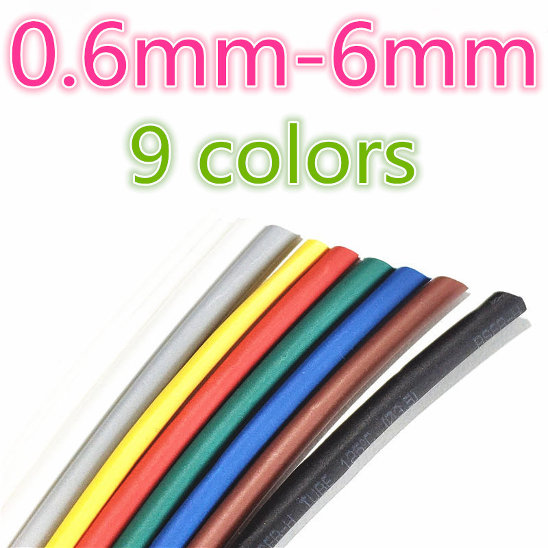 Shrink Wrap Pvc - 1/3/5 メートル 2:1 9 色 0.6