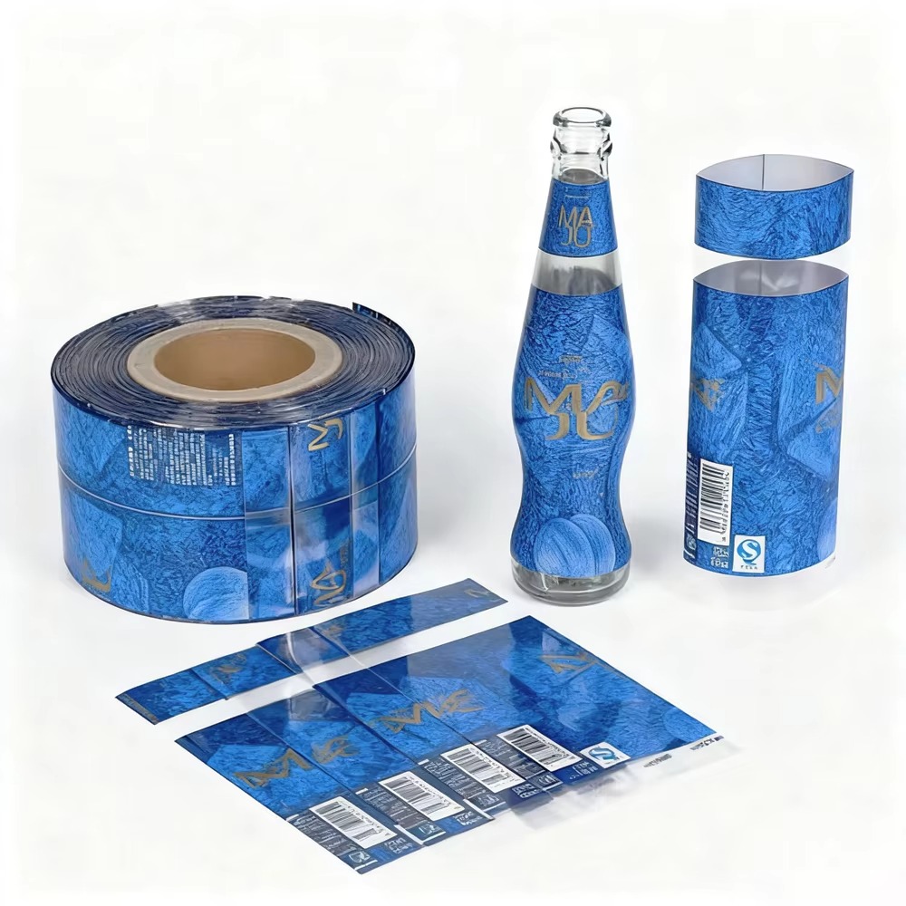 カスタムPVC/PET熱収縮スリーブラベル｜水、ジュース、ワ - Shrink Wrap Pvc のレビューと価格