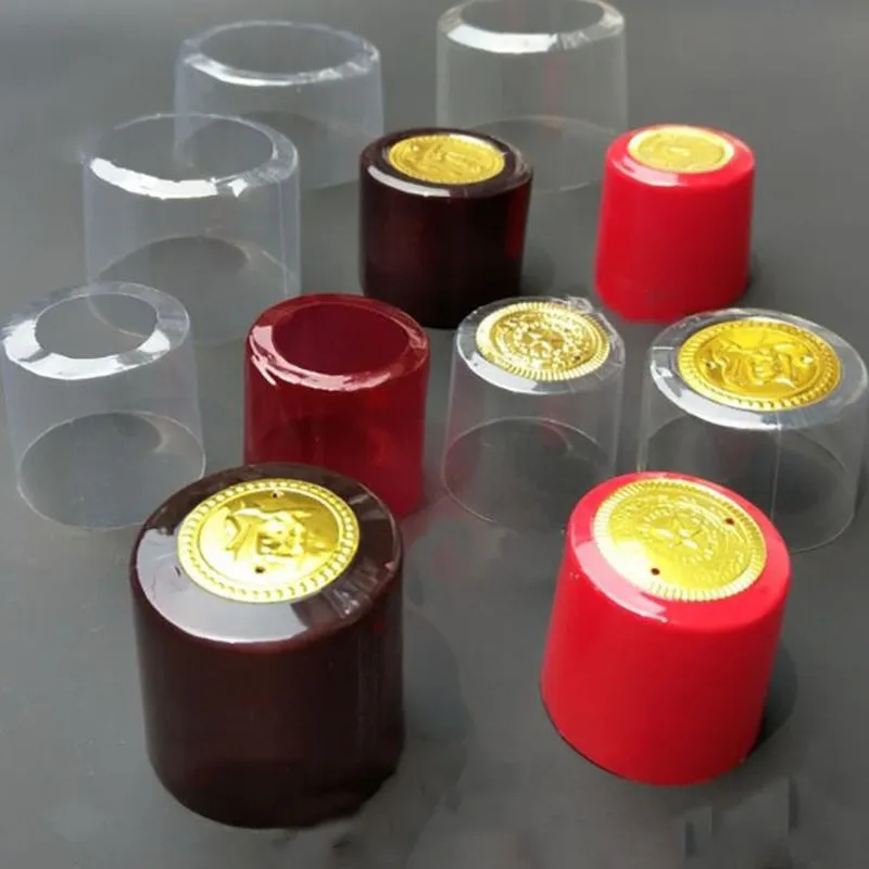 100X PVC ワインボトルシュリンクフィルム密封された熱 - Shrink Wrap Pvc のレビューと価格