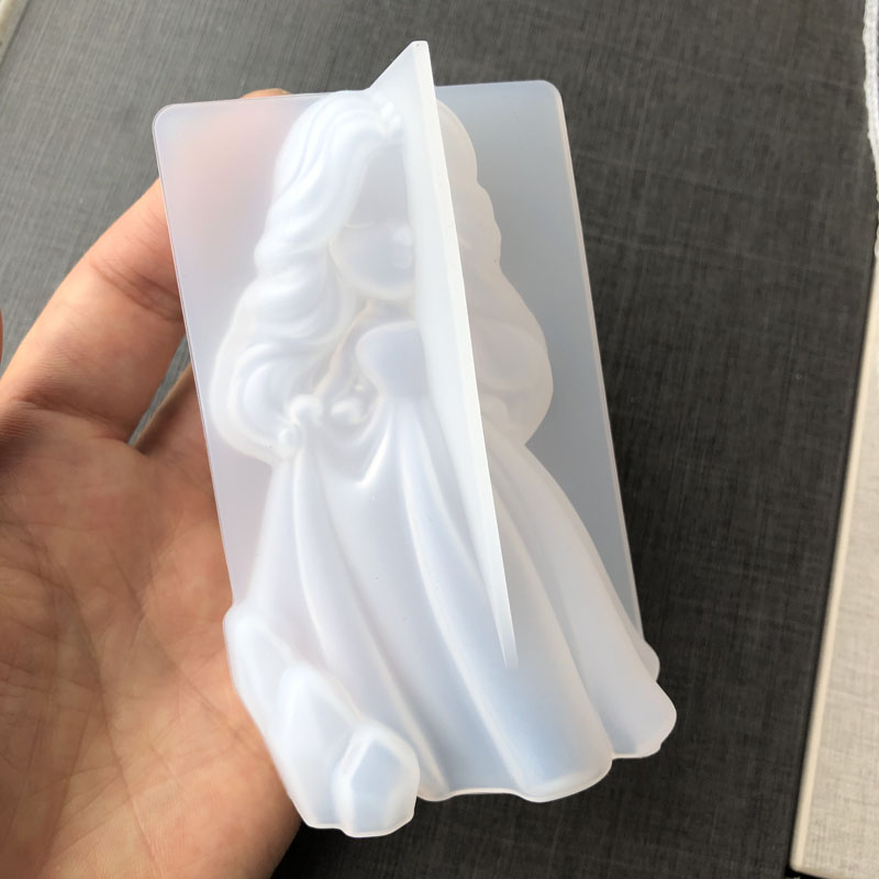 3D かわいいプリンセスシリコーンキャンドルモールド天使の女 - Natural Making Soap のレビューと価格