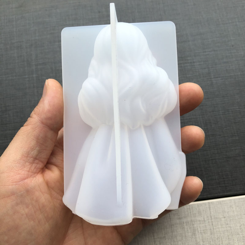 3D かわいいプリンセスシリコーンキャンドルモールド天使の女 - Natural Making Soap のレビューと価格