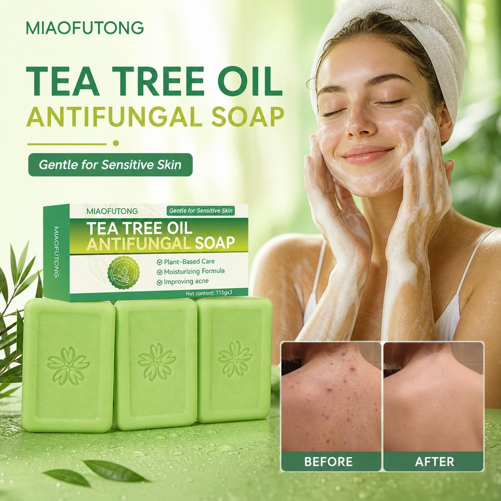 3 個ティーツリーオイル石鹸バー天然植物エキス手作り石鹸ディ - Soap Making Fragrance Oil のレビューと価格