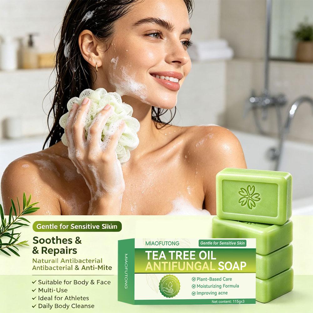 3 個ティーツリーオイル石鹸バー天然植物エキス手作り石鹸ディ - Soap Making Fragrance Oil のレビューと価格