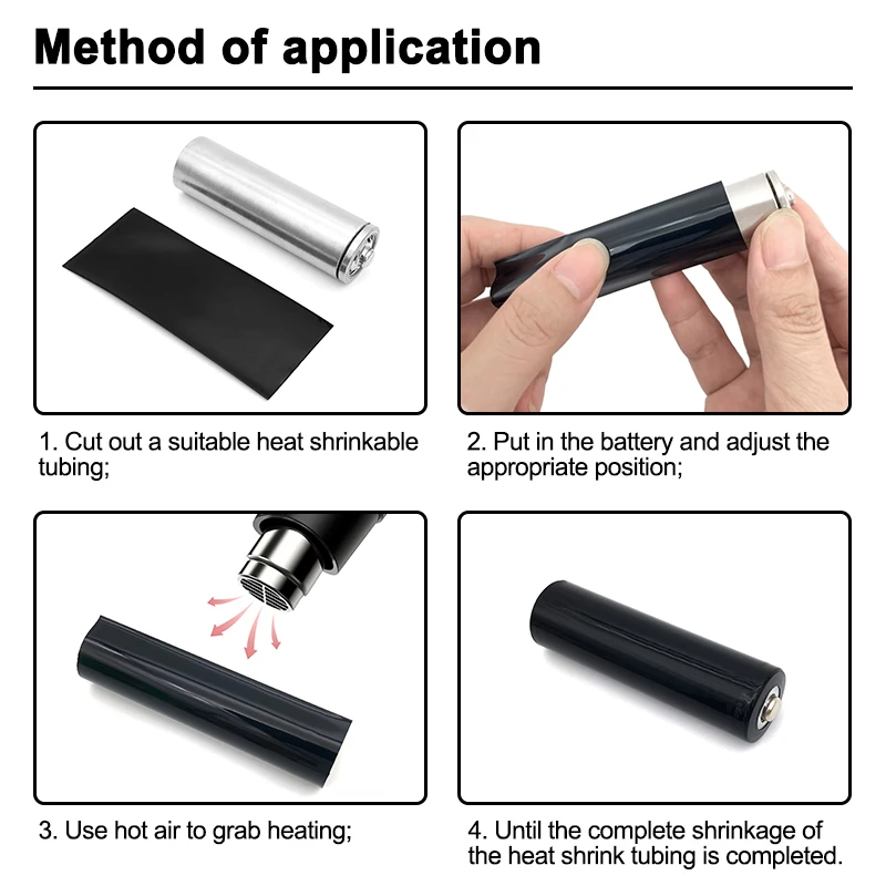 PVC熱収縮チューブパック,18650 Li-Poバッテリー - Shrink Wrap Pvc のレビューと価格