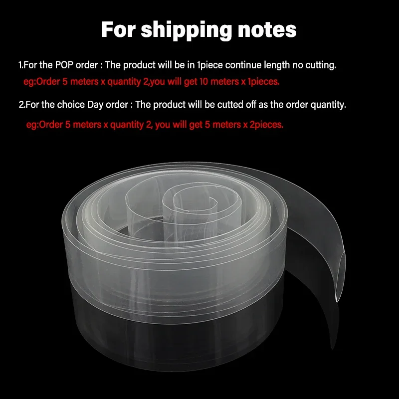 7 〜 155 ミリメートル透明 PVC 熱収縮チューブ 1 - Shrink Wrap Pvc のレビューと価格