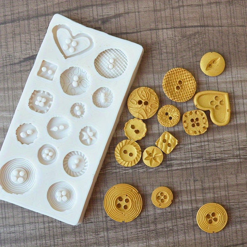 ボタン型シリコンモールド シリコンモールド 石鹸やキャンドル - Natural Making Soap のレビューと価格