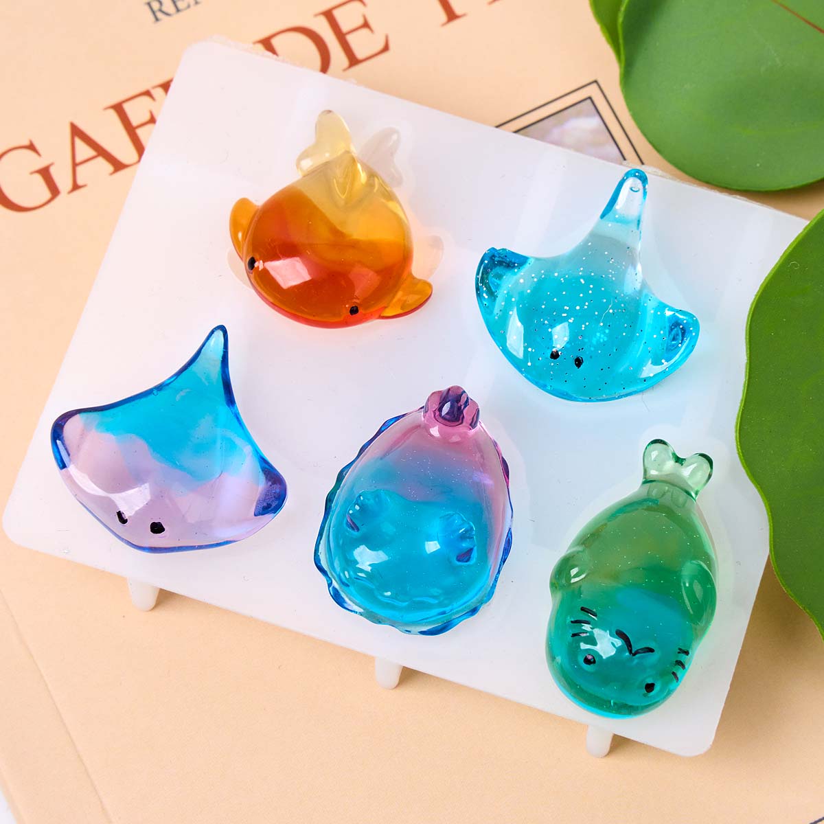 3Dヒーリング可愛いマンタ鯨シリコンモールドDIYキーホルダ - Natural Making Soap のレビューと価格
