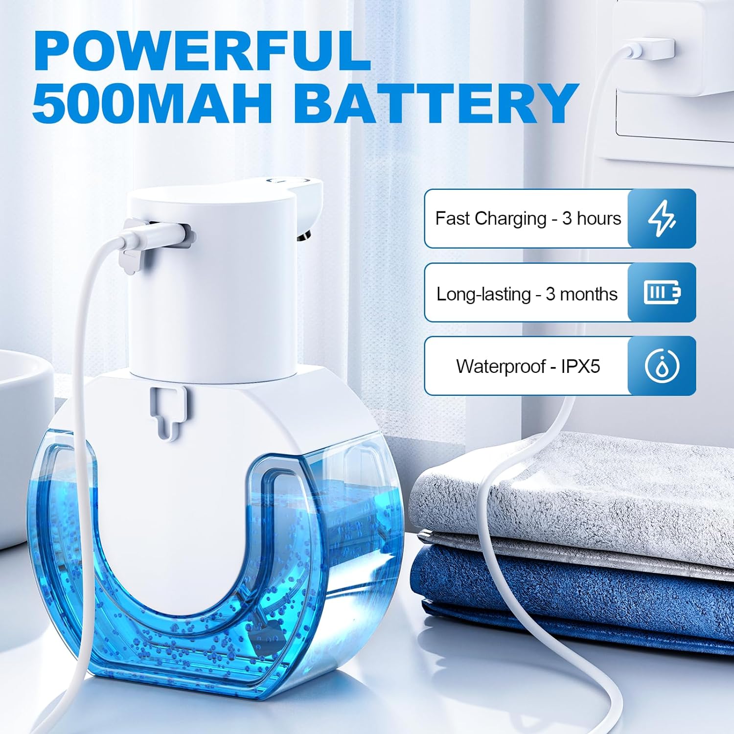 420ML 大容量タッチレスデスクトップまたは壁掛け式 IP - Soap Making Machine のレビューと価格