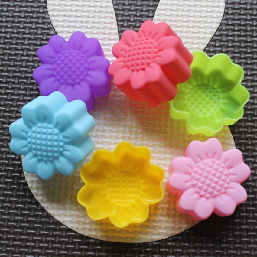 6個セット ノンスティック 花柄 シリコンモールド チョコレ - Natural Making Soap のレビューと価格