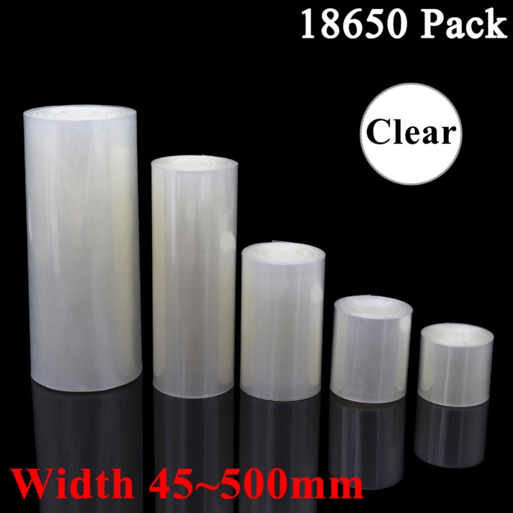 18650個の透明なPVC熱収縮チューブパック,透明なバッテ - Shrink Wrap Pvc のレビューと価格