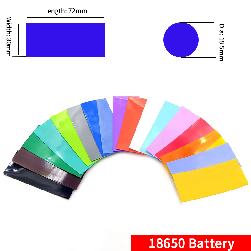 20/50/100 個 PVC 熱収縮チューブ 18650/ - Shrink Wrap Pvc のレビューと価格