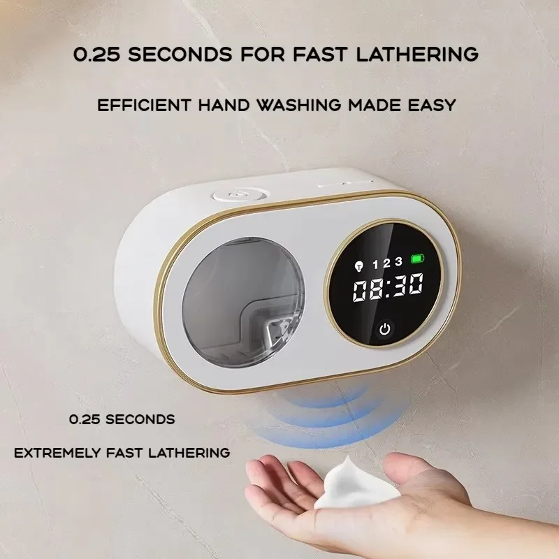 壁掛け式自動ソープディスペンサー 大容量 非接触充電式センサ - Soap Making Machine のレビューと価格