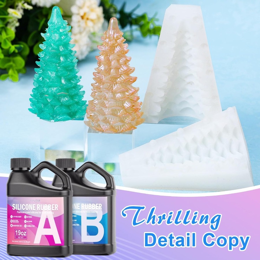シリコンモールド作成キット、38.8オンス 15A弾性液体シ - Natural Making Soap のレビューと価格